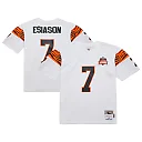 Zennovawear Men's Cincinnati Bengals Boomer Esiason Mitchell & Ness White 1984 Legacy Jersey