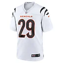 Zennovawear Men's Cincinnati Bengals Cam Taylor-Britt White Game Jersey