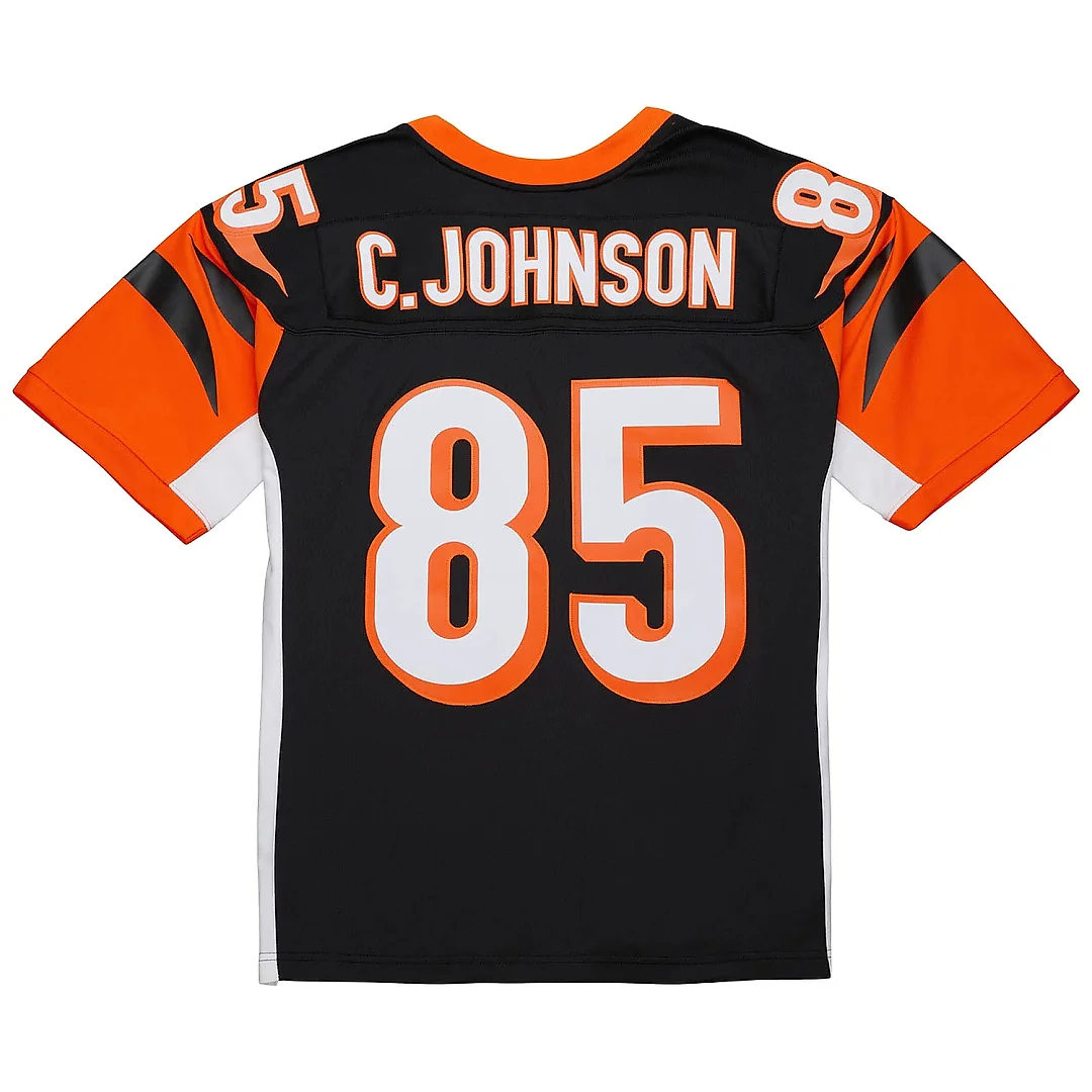 Zennovawear Men's Cincinnati Bengals Chad Johnson Mitchell & Ness Black 2004 Legacy Jersey
