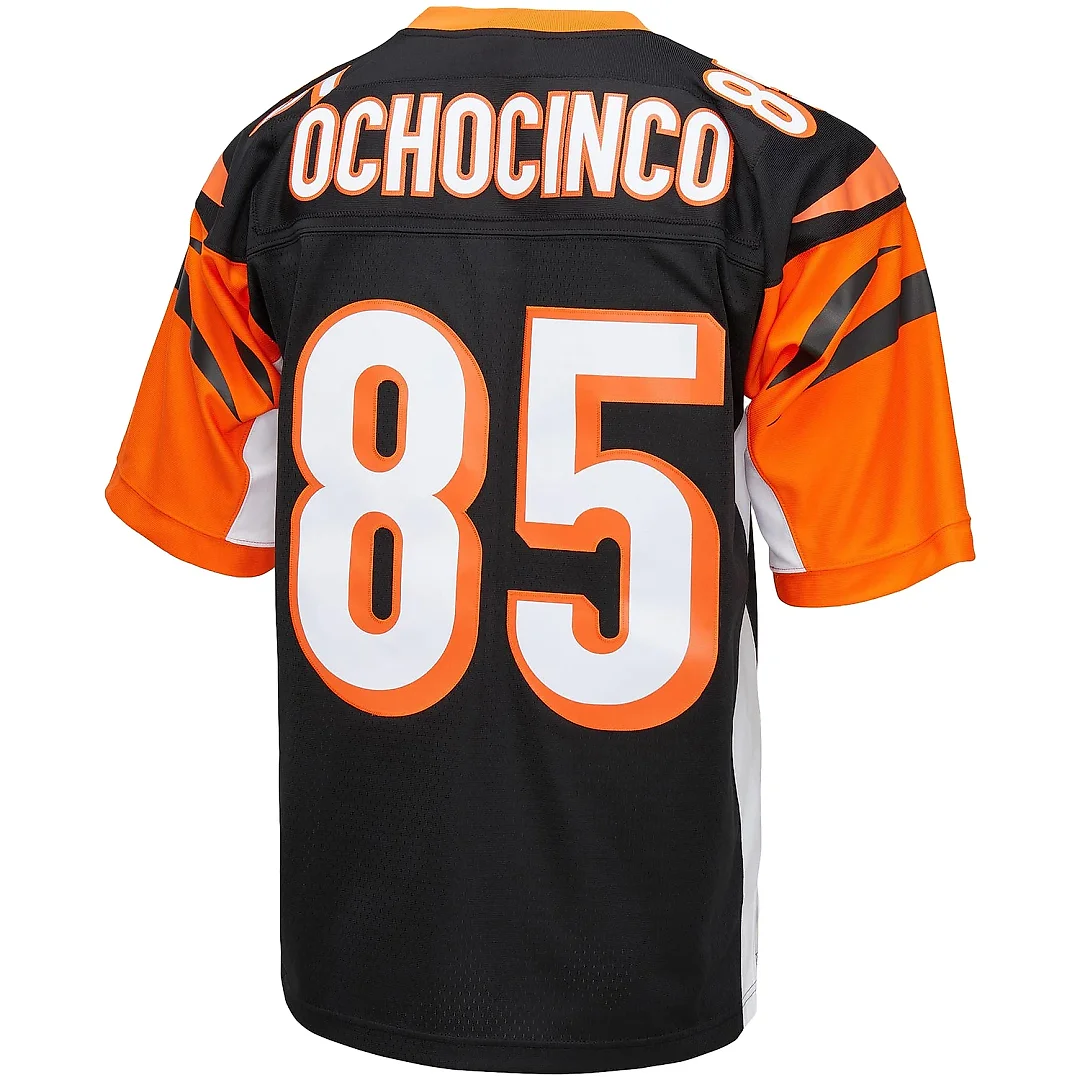 Zennovawear Men's Cincinnati Bengals Chad Ochocinco Mitchell & Ness Black Legacy Jersey