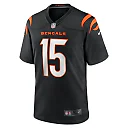 Zennovawear Men's Cincinnati Bengals Charlie Jones Black Team Game Jersey