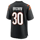 Zennovawear Men's Cincinnati Bengals Chase Brown Black Team Game Jersey