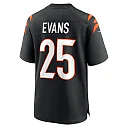 Zennovawear Men's Cincinnati Bengals Chris Evans Black Game Jersey