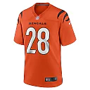 Zennovawear Men's Cincinnati Bengals Corey Dillon Orange Retired Player Alternate Game Jersey