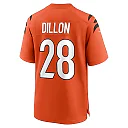 Zennovawear Men's Cincinnati Bengals Corey Dillon Orange Retired Player Alternate Game Jersey