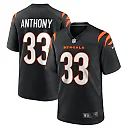 Zennovawear Men's Cincinnati Bengals Daijahn Anthony Black Game Jersey