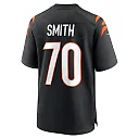 Zennovawear Men's Cincinnati Bengals D'Ante Smith Black Game Jersey
