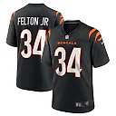 Zennovawear Men's Cincinnati Bengals Demetric Felton Jr. Black Team Game Jersey