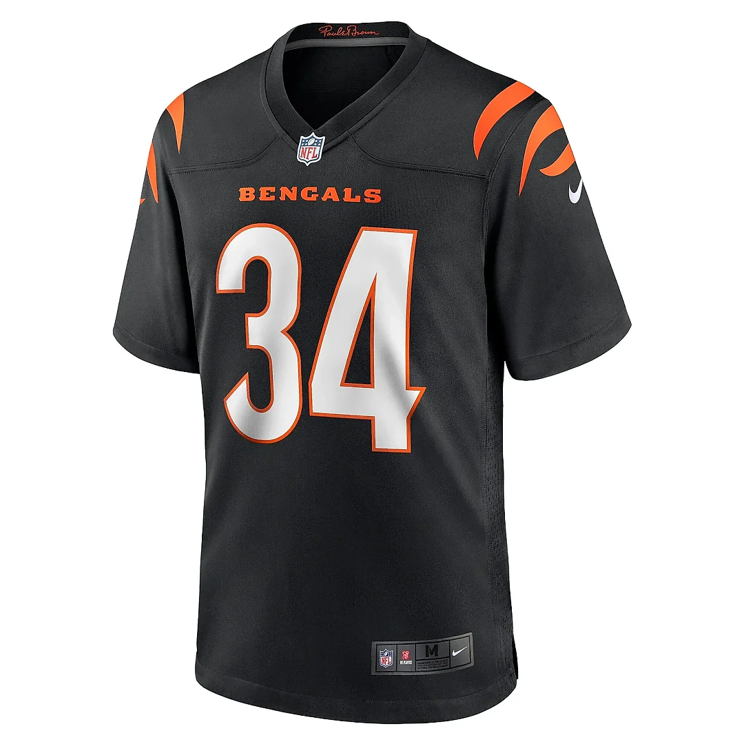 Zennovawear Men's Cincinnati Bengals Demetric Felton Jr. Black Team Game Jersey