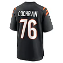 Zennovawear Men's Cincinnati Bengals Devin Cochran Black Game Player Jersey