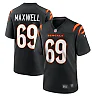 Zennovawear Men's Cincinnati Bengals Devonnsha Maxwell Black Team Game Jersey