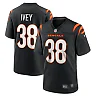 Zennovawear Men's Cincinnati Bengals DJ Ivey Black Team Game Jersey