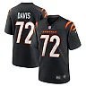 Zennovawear Men's Cincinnati Bengals Domenique Davis Black Game Player Jersey