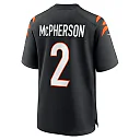 Zennovawear Men's Cincinnati Bengals Evan McPherson Black Game Jersey