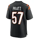 Zennovawear Men's Cincinnati Bengals Germaine Pratt Black Game Jersey