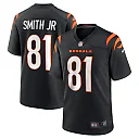 Zennovawear Men's Cincinnati Bengals Irv Smith Jr. Black Game Jersey