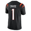 Zennovawear Men's Cincinnati Bengals Ja'Marr Chase Black Vapor F.U.S.E. Limited Jersey