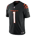 Zennovawear Men's Cincinnati Bengals Ja'Marr Chase Black Vapor F.U.S.E. Limited Jersey