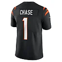 Zennovawear Men's Cincinnati Bengals Ja'Marr Chase Black Vapor Untouchable Limited Jersey