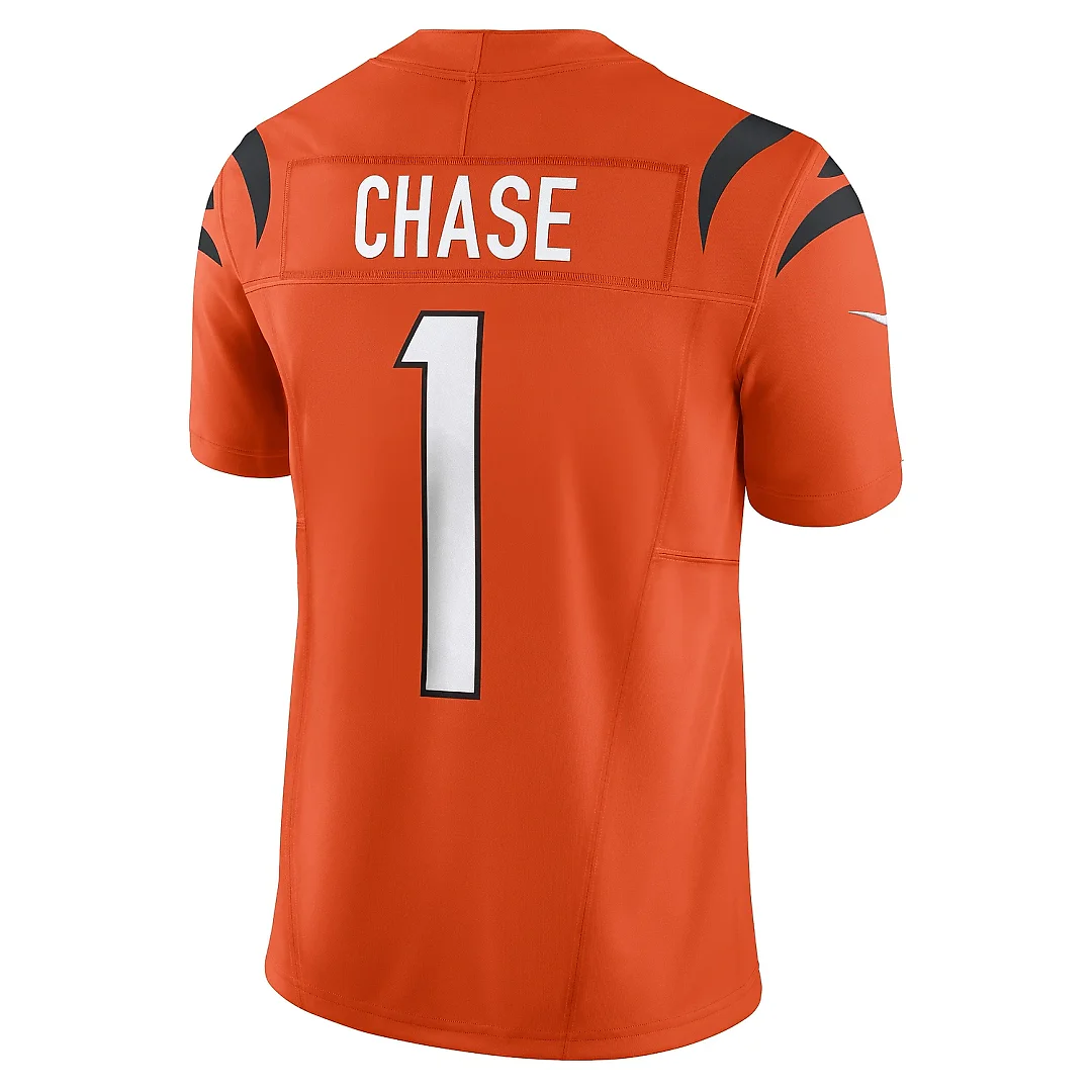 Zennovawear Men's Cincinnati Bengals Ja'Marr Chase Orange Vapor F.U.S.E. Limited Jersey
