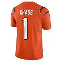 Zennovawear Men's Cincinnati Bengals Ja'Marr Chase Orange Vapor F.U.S.E. Limited Jersey