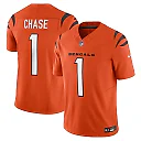 Zennovawear Men's Cincinnati Bengals Ja'Marr Chase Orange Vapor F.U.S.E. Limited Jersey