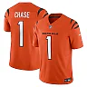 Zennovawear Men's Cincinnati Bengals Ja'Marr Chase Orange Vapor F.U.S.E. Limited Jersey