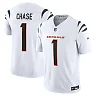 Zennovawear Men's Cincinnati Bengals Ja'Marr Chase White Vapor F.U.S.E. Limited Jersey