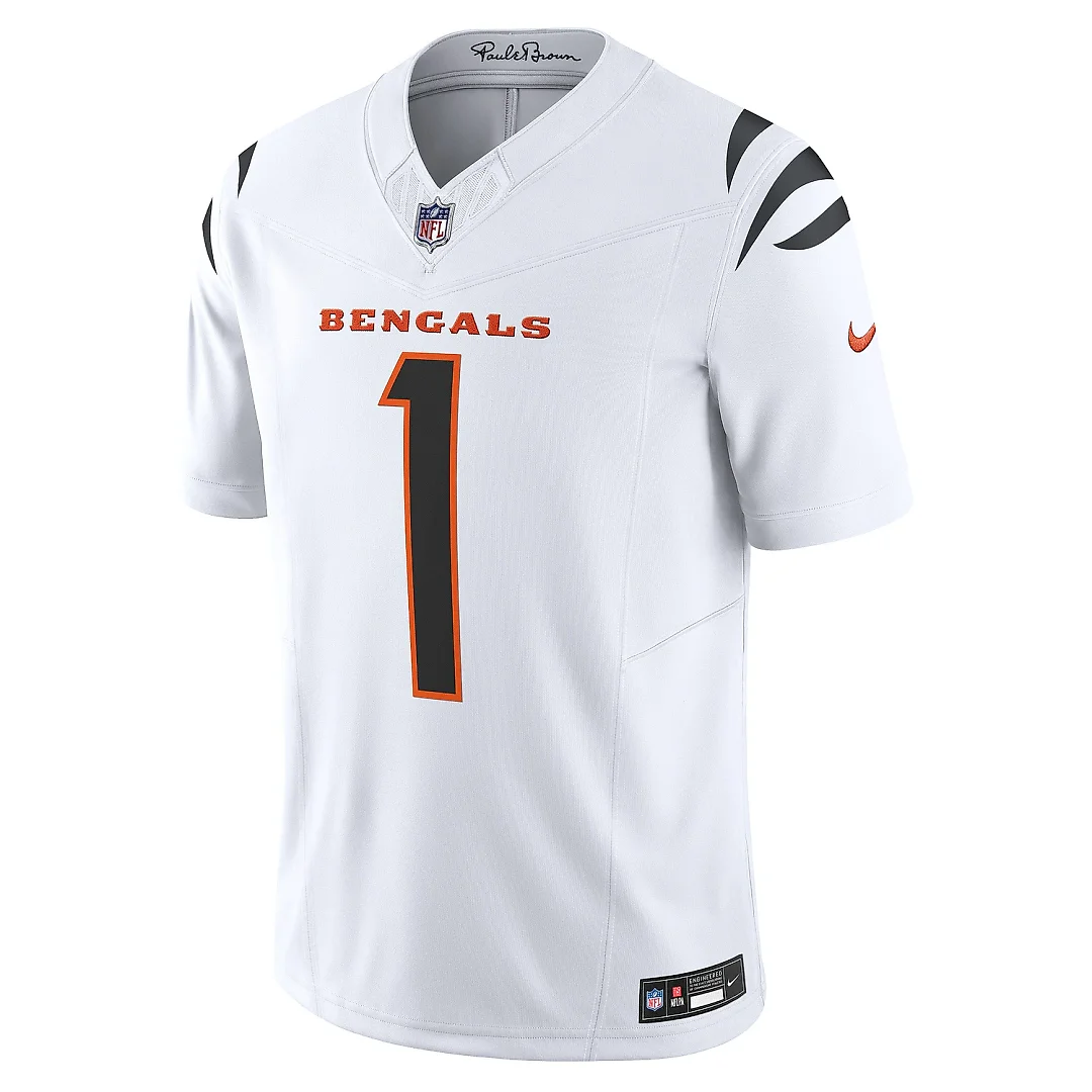 Zennovawear Men's Cincinnati Bengals Ja'Marr Chase White Vapor F.U.S.E. Limited Jersey