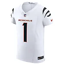 Zennovawear Men's Cincinnati Bengals Ja'Marr Chase White Vapor F.U.S.E. Elite Jersey