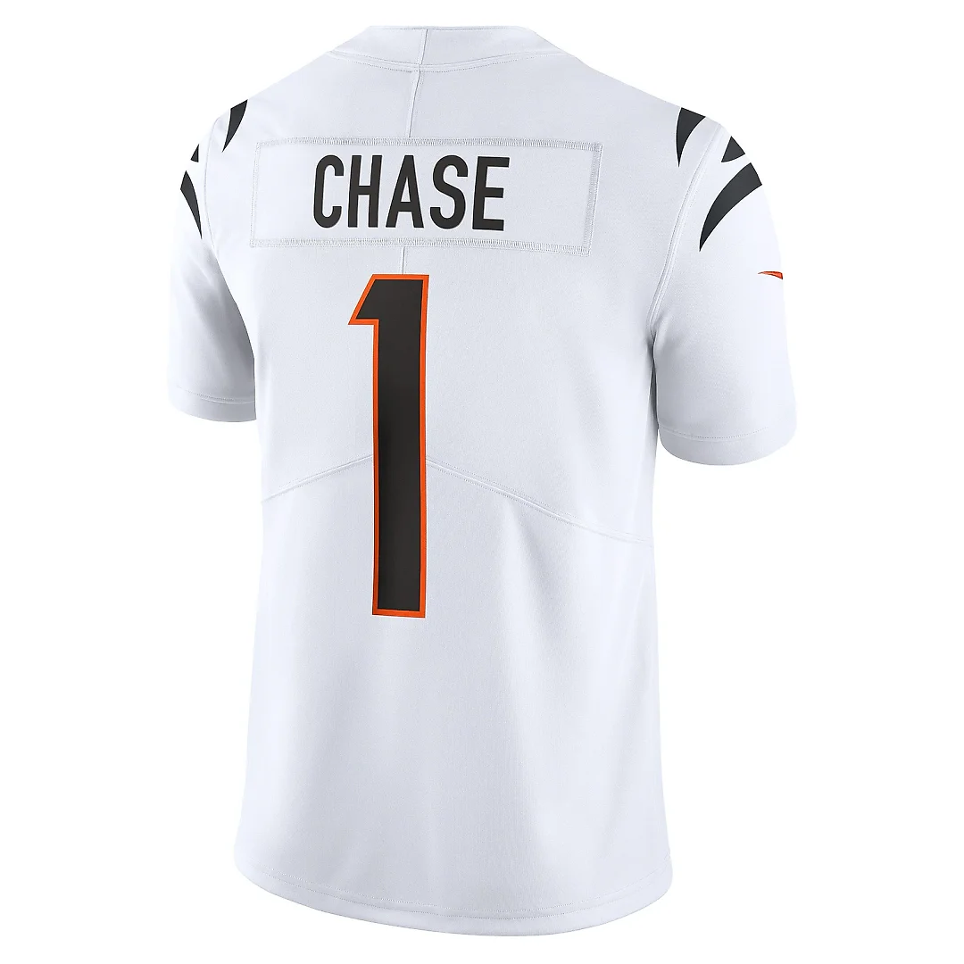 Zennovawear Men's Cincinnati Bengals Ja'Marr Chase White Vapor Untouchable Limited Jersey