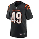 Zennovawear Men's Cincinnati Bengals Joe Bachie Black Game Jersey