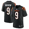 Zennovawear Men's Cincinnati Bengals Joe Burrow Black Player Game Jersey
