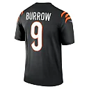 Zennovawear Men's Cincinnati Bengals Joe Burrow Black Team Legend Player Performance Top