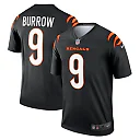 Zennovawear Men's Cincinnati Bengals Joe Burrow Black Team Legend Player Performance Top