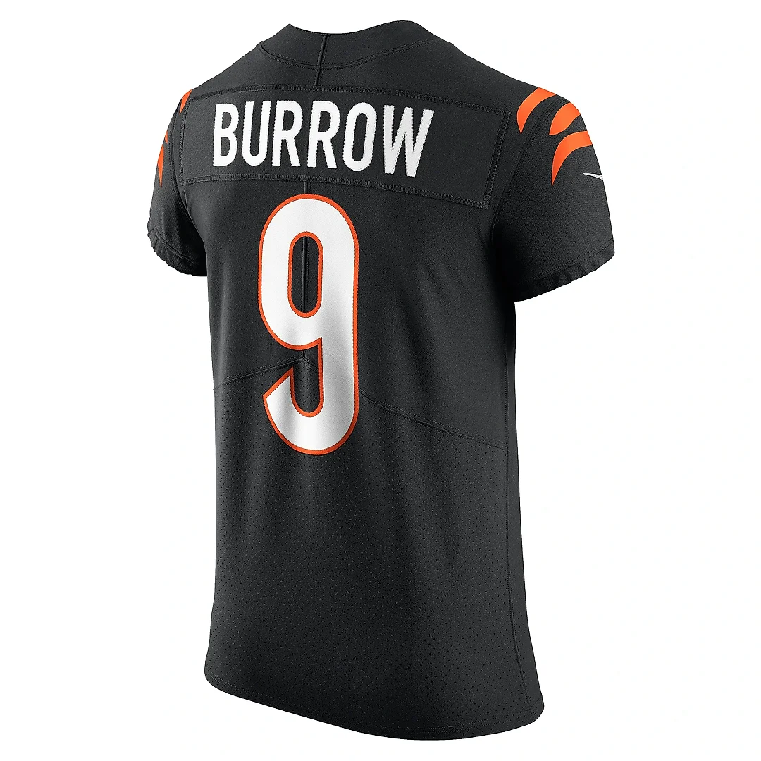 Zennovawear Men's Cincinnati Bengals Joe Burrow Black Vapor Elite Jersey
