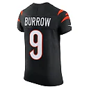 Zennovawear Men's Cincinnati Bengals Joe Burrow Black Vapor F.U.S.E. Elite Jersey