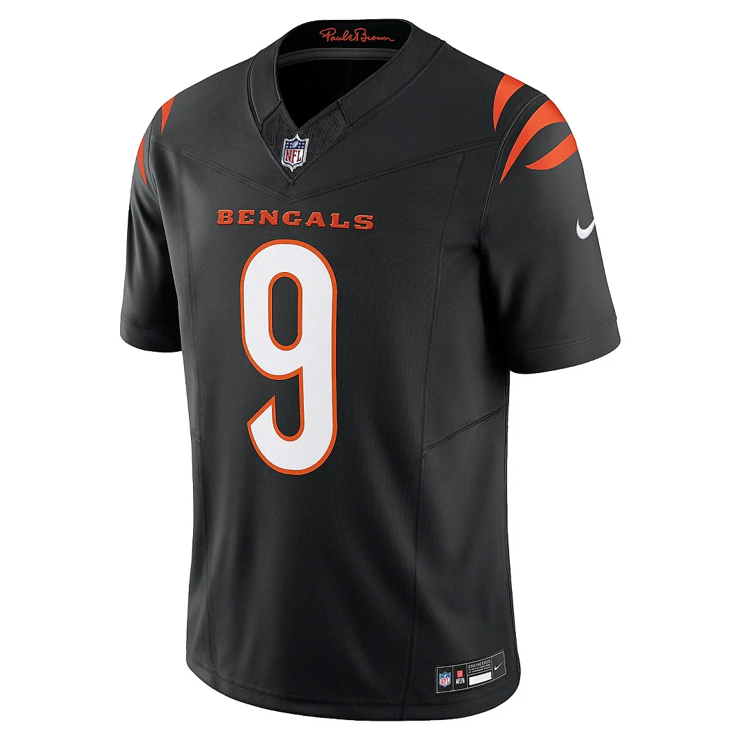 Zennovawear Men's Cincinnati Bengals Joe Burrow Black Vapor F.U.S.E. Limited Jersey