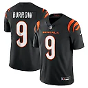 Zennovawear Men's Cincinnati Bengals Joe Burrow Black Vapor Untouchable Limited Jersey