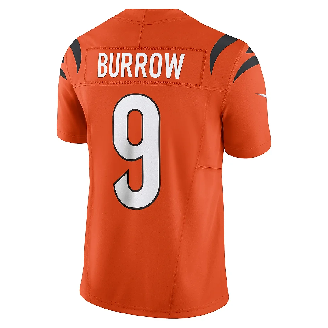 Zennovawear Men's Cincinnati Bengals Joe Burrow Orange Vapor F.U.S.E. Limited Jersey