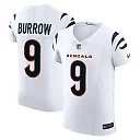 Zennovawear Men's Cincinnati Bengals Joe Burrow White Vapor F.U.S.E. Elite Jersey