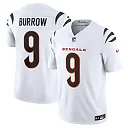 Zennovawear Men's Cincinnati Bengals Joe Burrow White Vapor F.U.S.E. Limited Jersey