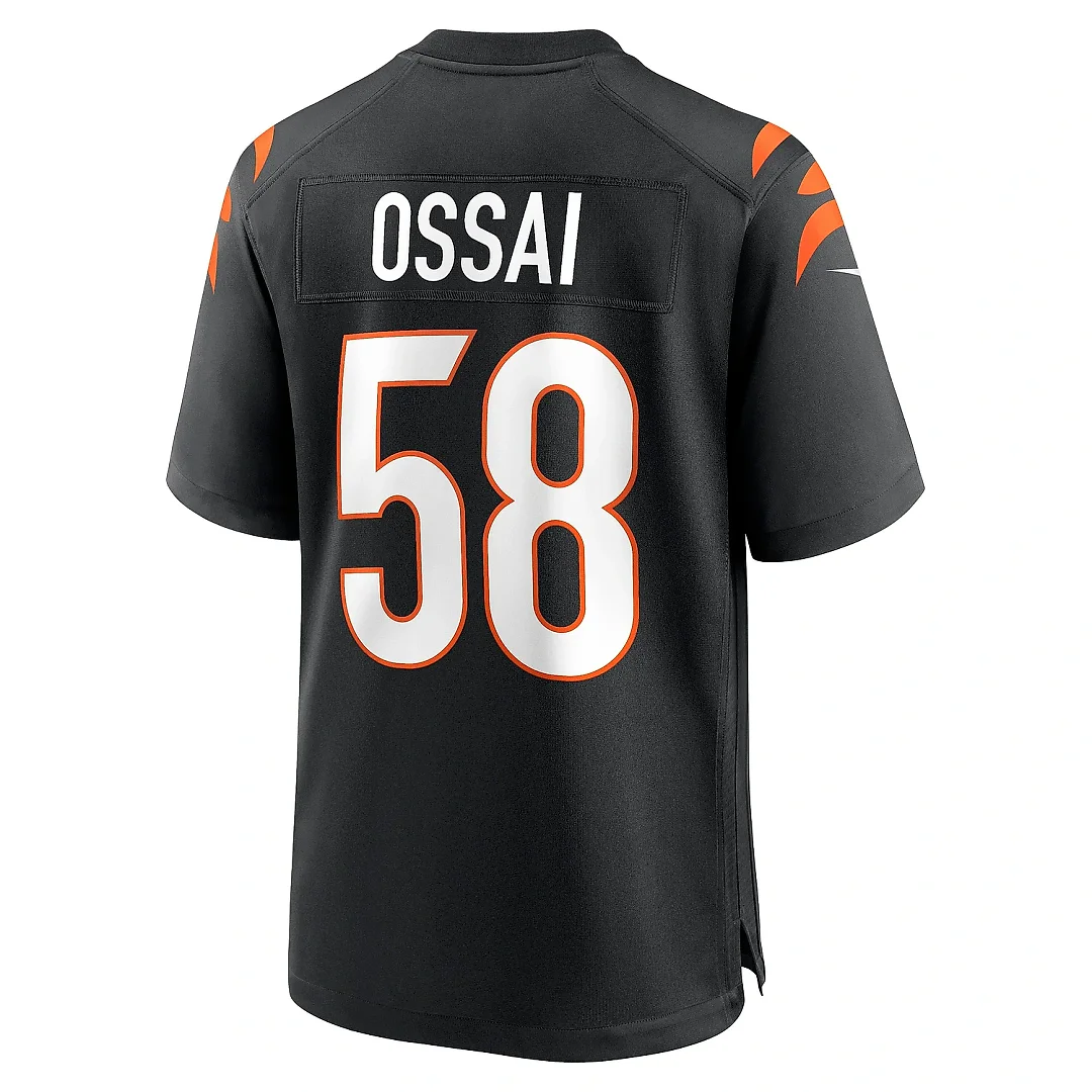 Zennovawear Men's Cincinnati Bengals Joseph Ossai Black Game Jersey
