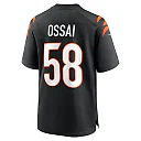 Zennovawear Men's Cincinnati Bengals Joseph Ossai Black Game Jersey