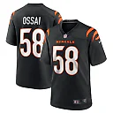 Zennovawear Men's Cincinnati Bengals Joseph Ossai Black Game Jersey