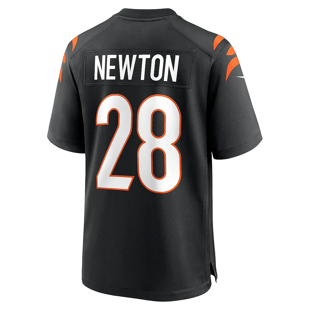 Zennovawear Men's Cincinnati Bengals Josh Newton Black Game Jersey