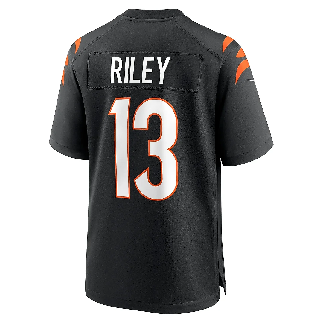 Zennovawear Men's Cincinnati Bengals Ken Riley Black Retired Player Game Jersey