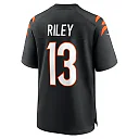 Zennovawear Men's Cincinnati Bengals Ken Riley Black Retired Player Game Jersey