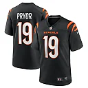 Zennovawear Men's Cincinnati Bengals Kendric Pryor Black Game Jersey