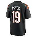 Zennovawear Men's Cincinnati Bengals Kendric Pryor Black Game Jersey